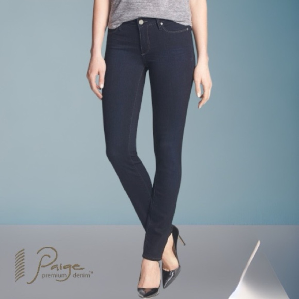 Paige Premium Denim Skyline Drive Classic Rise 10" Super Peg Size 27